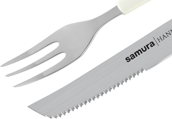 HANNIBAL - Steak Knife & Fork Set for 4 Persons