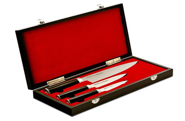 MO-V Set of 3 Knives Gift Box - Chef's Knife, Utility Knife, Paring Knife